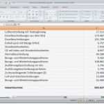 Leistungsverzeichnis Vorlage Excel Elegant Summenblatt In Excel