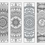 Lesezeichen Vorlage Fabelhaft 4 Mandala Färbung Lesezeichen Set 2 sofort Download