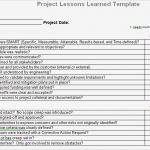 Lessons Learned Vorlage Cool Project Management Lessons Learned Document for Microsoft Word