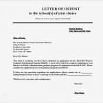 Letter Of Intent Vorlage Beste 7 School Letter Intent Templates Pdf Doc