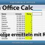 Libreoffice Calc Vorlagen Best Of Rangfolge Ermitteln Mit Rang Open Fice Calc toptorials