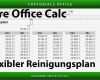 Libreoffice Calc Vorlagen Elegant Flexiblen Reinigungplan Putzplan Erstellen Libre Fice