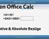 Libreoffice Calc Vorlagen Erstaunlich Relative Bezüge Absolute Bezüge Mit Beispielen