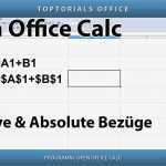 Libreoffice Calc Vorlagen Erstaunlich Relative Bezüge Absolute Bezüge Mit Beispielen