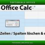 Libreoffice Calc Vorlagen Großartig Zellen Zeilen &amp; Spalten EinfÜgen &amp; LÖschen Libre Fice