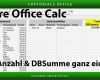 Libreoffice Calc Vorlagen Hübsch Dbsumme Dbanzahl Ganz Einfach Libre Fice Calc toptorials