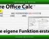 Libreoffice Calc Vorlagen Neu Eine Eigene Funktion Erstellen Ganz Einfach Libre Fice