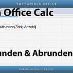 Libreoffice Calc Vorlagen Schön Aufrunden Und Abrunden Open Fice Calc toptorials