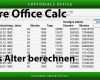 Libreoffice Calc Vorlagen Schönste Das Alter Berechnen Libre Fice Calc toptorials