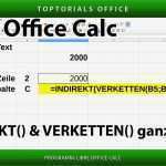 Libreoffice Calc Vorlagen Schönste Indirekt &amp; Verketten Ganz Leicht Libre Fice Calc