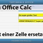 Libreoffice Calc Vorlagen Wunderbar Teil Vom Inhalt Einer Zelle Ersetzen Open Fice Calc