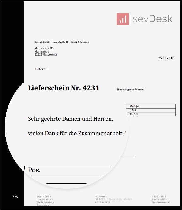 Lieferschein Vorlage Kostenlos Großartig Lieferschein Vorlage ? Für Word Und Excel Als Kostenloser