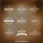 Logo Psd Vorlagen Inspiration Bakery Logo Templates Pack Vector