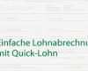 Lohnabrechnung Vorlage Excel Neu Lohnabrechnung In Wenigen Schritten