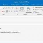 Mailing Vorlage Wunderbar so Erstellen Sie In Outlook E Mail Vorlagen