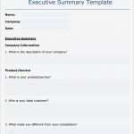 Management Summary Vorlage Word Wunderbar 9 Executive Summary Templates for Free Download