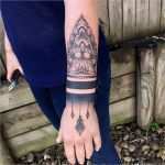 Mandala Tattoo Vorlagen Arm Großartig Blackwork Mandala Arm Tattoo – Joe Kintz Tattooing