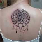 Mandala Vorlagen Tattoo Erstaunlich Mandala Half Crescent Moon W Moon Phases Inside