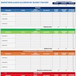 Marketingplan Vorlage Luxus 9 Kostenlose Marketingkalender Excel Vorlagen Smartsheet