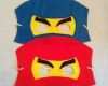 Maske Vorlage Cool Ninjago Fühlte Maske Set Enthält 6 Masken Von