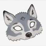 Maske Vorlage Cool Wolf Maske Zum Ausdrucken