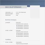 Max Mustermann Bewerbung Vorlage Cool Cv Muster Tabellarischer Lebenslauf