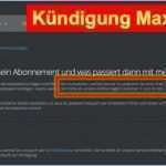 Maxdome Email Kündigung Vorlage Erstaunlich Kündigung Maxdome Vorlage Post Und Fax Codedocu De sonstiges