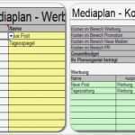 Mediaplan Vorlage Angenehm Der Genial Einfache Mediaplan Pro Unter Excel Me Nplanung