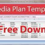 Mediaplan Vorlage Kostenlos Genial Free Media Plan Template