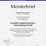 Meisterbrief Vorlage Download Großartig Hwk Meisterbrief Kaufen