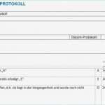 Messprotokoll Excel Vorlage Cool Protokollvorlage Für Word &amp; Excel Download