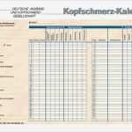 Migräne Tagebuch Vorlage Elegant Kopfschmerzkalender Download