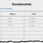 Mindestlohn Vorlage Inspiration 47 Wunderbar Stundenzettel Vorlage 2016 Bilder