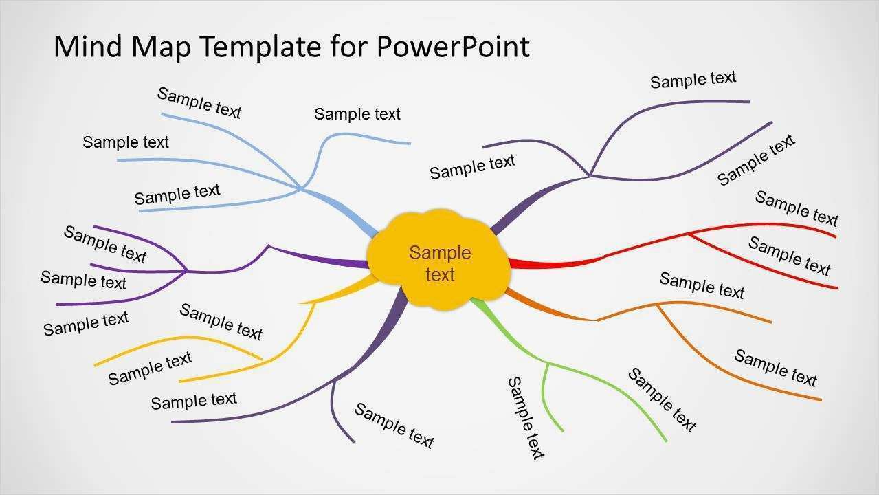 Mindmap Word Vorlage Einzigartig Creative Mind Map Template For 