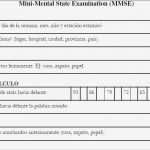 Mini Mental Test Vorlage Wunderbar Fonoaudiologa Salud Y Educación Minimental State