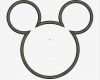 Minnie Mouse Kopf Vorlage Erstaunlich Mickey Mouse Kopf Applique Mickey Gesicht Von