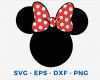 Minnie Mouse Kopf Vorlage Wunderbar Minnie Mouse Head Svg Dxf Vector Cut File Cricut Design