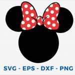 Minnie Mouse Kopf Vorlage Wunderbar Minnie Mouse Head Svg Dxf Vector Cut File Cricut Design