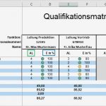 Mitarbeiter Qualifikationsmatrix Excel Vorlage Beste Mitarbeiterqualifikation Effektiv Steuern