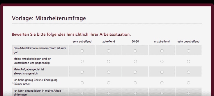 easyfeedback Software für Mitarbeiterbefragungen