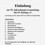 Mitgliedsantrag Vorlage Erstaunlich Einladung Zur 55 Jahreshauptversammlung – Sv Kasing E V 1959