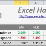 Monatliche Ausgaben Tabelle Vorlage Inspiration Excel Haushaltsbuch [kostenloser Download]