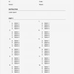 Multiple Choice Vorlage Schönste Multiple Choice Sheet