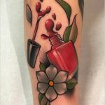 Nail Tattoos Vorlagen Angenehm Red Nail Polish Tattoo Inkstylemag