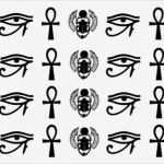 Nail Tattoos Vorlagen Luxus Egiziano Nail Art Occhio Di Horus Ankh Scarab