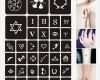 Nail Tattoos Vorlagen Schön 129pcs Unique Tattoo Stencils Temporary Body Painting Face