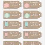 Namensschilder Vorlagen Ausdrucken Elegant Labels Handmade Etiketten Pinterest