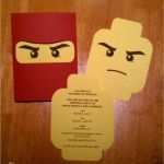 Ninjago Einladungskarten Vorlage Cool Carte D Invitation Anniversaire Les Variantes Les Plus