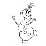 Olaf Schneemann Vorlage Erstaunlich Desenho De Frozen Olaf A Dançar Para Colorir Colorir