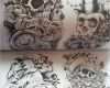 Old School Tattoo Vorlagen Neu Skulls Newschool &amp; Oldschool